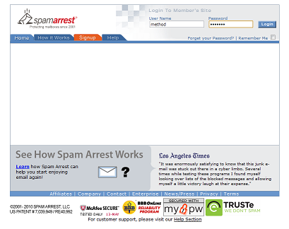 Spam Arrest Graphic